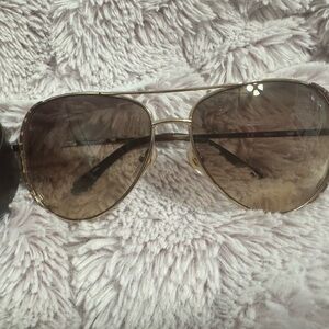 Gold Aviator Sunglasses